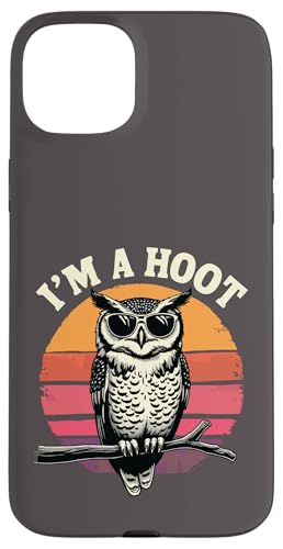 I'm a Hoot Lustiger Spruch Eule Vogel Retro Vintage Humorvoll Hülle für iPhone 15 Plus I'm a Hoot Lustiger Spruch Eule Vogel Retro Vintage Humorvoll Hülle für iPhone 15 Plus von Funny Owl Meme Bird Pun Sarcastic Joke I'm A Hoot