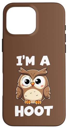 I'm a Hoot Lustiger Spruch Niedliche Eule Witz Humor Vogelbeobachter Hülle für iPhone 16 Pro Max I'm a Hoot Lustiger Spruch Niedliche Eule Witz Humor Vogelbeobachter Hülle für iPhone 16 Pro Max von Funny Owl Meme Bird Pun Sarcastic Joke I'm A Hoot