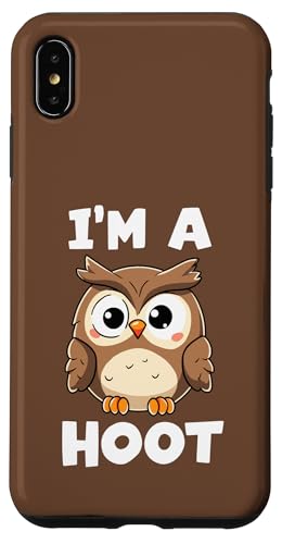 I'm a Hoot Lustiger Spruch Niedliche Eule Witz Humor Vogelbeobachter Hülle für iPhone XS Max I'm a Hoot Lustiger Spruch Niedliche Eule Witz Humor Vogelbeobachter Hülle für iPhone XS Max von Funny Owl Meme Bird Pun Sarcastic Joke I'm A Hoot