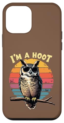 I'm a Hoot sarkastischer Spruch Eule Vogel Retro Vintage lustig Hülle für iPhone 12 mini I'm a Hoot sarkastischer Spruch Eule Vogel Retro Vintage lustig Hülle für iPhone 12 mini von Funny Owl Meme Bird Pun Sarcastic Joke I'm A Hoot