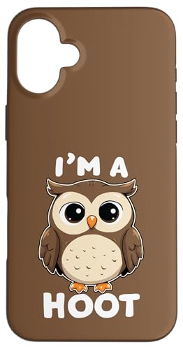 Lustiger Spruch "I'm A Hoot", Eule, Vogel Hülle für iPhone 16 Plus Lustiger Spruch "I'm A Hoot", Eule, Vogel Hülle für iPhone 16 Plus von Funny Owl Meme Bird Pun Sarcastic Joke I'm A Hoot