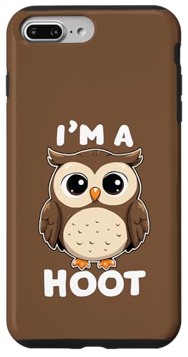 Lustiger Spruch "I'm A Hoot", Eule, Vogel Hülle für iPhone 7 Plus/8 Plus Lustiger Spruch "I'm A Hoot", Eule, Vogel Hülle für iPhone 7 Plus/8 Plus von Funny Owl Meme Bird Pun Sarcastic Joke I'm A Hoot
