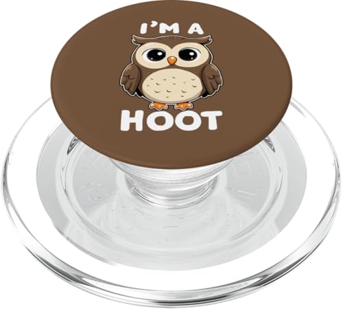 Lustiger Spruch "I'm A Hoot", Eule, Vogel PopSockets PopGrip für MagSafe Lustiger Spruch "I'm A Hoot", Eule, Vogel PopSockets PopGrip für MagSafe von Funny Owl Meme Bird Pun Sarcastic Joke I'm A Hoot