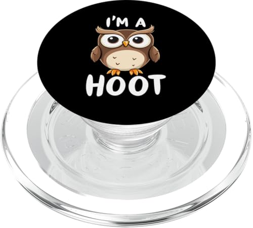Lustiger Spruch "I'm A Hoot", Eulen-Witz, Humor, Vogelbeobachtung PopSockets PopGrip für MagSafe Lustiger Spruch "I'm A Hoot", Eulen-Witz, Humor, Vogelbeobachtung PopSockets PopGrip für MagSafe von Funny Owl Meme Bird Pun Sarcastic Joke I'm A Hoot