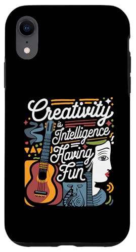 Creativity Is Intelligence Having Fun - Lustige Künstlerkunst Hülle für iPhone XR Creativity Is Intelligence Having Fun - Lustige Künstlerkunst Hülle für iPhone XR von Funny Painter Apparel & Items