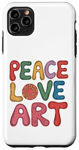 Peace Love Art - Lustige Künstler Kunst Lehrer Kreativ Hülle für iPhone 11 Pro Max Peace Love Art - Lustige Künstler Kunst Lehrer Kreativ Hülle für iPhone 11 Pro Max von Funny Painter Apparel & Items
