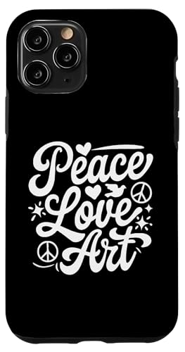Peace Love Art - Lustige Künstler Kunst Lehrer Kreativ Hülle für iPhone 11 Pro Peace Love Art - Lustige Künstler Kunst Lehrer Kreativ Hülle für iPhone 11 Pro von Funny Painter Apparel & Items