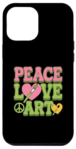 Peace Love Art - Lustige Künstler Kunst Lehrer Kreativ Hülle für iPhone 12 Pro Max Peace Love Art - Lustige Künstler Kunst Lehrer Kreativ Hülle für iPhone 12 Pro Max von Funny Painter Apparel & Items