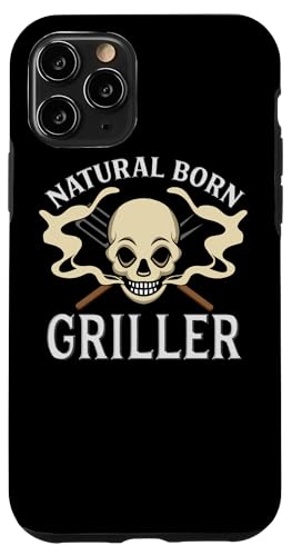 Natural Born Griller Barbecue Lustiger Grillmaster Hülle für iPhone 11 Pro von Funny Pitmaster Gifts