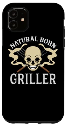 Natural Born Griller Barbecue Lustiger Grillmaster Hülle für iPhone 11 von Funny Pitmaster Gifts