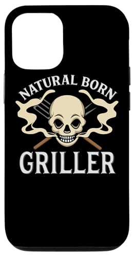 Natural Born Griller Barbecue Lustiger Grillmaster Hülle für iPhone 12/12 Pro von Funny Pitmaster Gifts