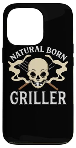 Natural Born Griller Barbecue Lustiger Grillmaster Hülle für iPhone 13 Pro von Funny Pitmaster Gifts