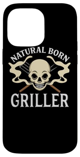 Natural Born Griller Barbecue Lustiger Grillmaster Hülle für iPhone 14 Pro Max von Funny Pitmaster Gifts