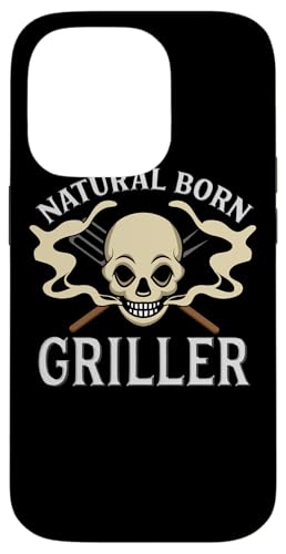 Natural Born Griller Barbecue Lustiger Grillmaster Hülle für iPhone 14 Pro von Funny Pitmaster Gifts