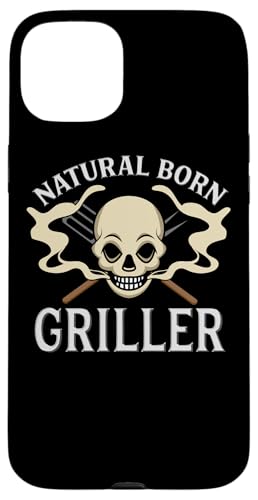 Natural Born Griller Barbecue Lustiger Grillmaster Hülle für iPhone 15 Plus von Funny Pitmaster Gifts