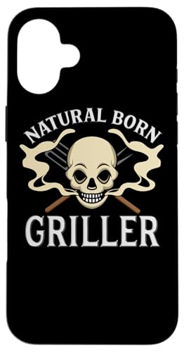 Natural Born Griller Barbecue Lustiger Grillmaster Hülle für iPhone 16 Plus von Funny Pitmaster Gifts