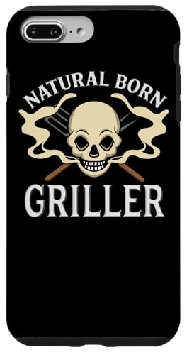 Natural Born Griller Barbecue Lustiger Grillmaster Hülle für iPhone 7 Plus/8 Plus von Funny Pitmaster Gifts