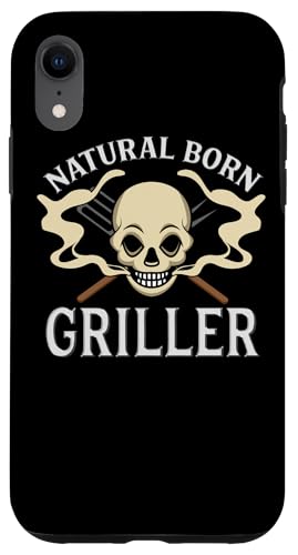 Natural Born Griller Barbecue Lustiger Grillmaster Hülle für iPhone XR von Funny Pitmaster Gifts