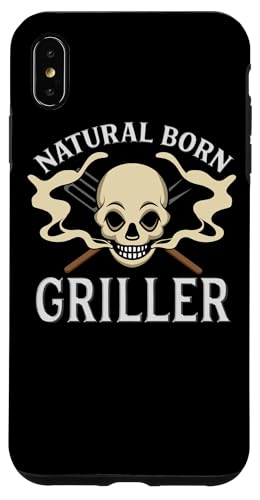 Natural Born Griller Barbecue Lustiger Grillmaster Hülle für iPhone XS Max von Funny Pitmaster Gifts