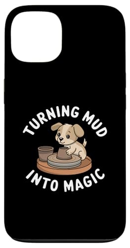 Cute Pottery Dog Fun Potter Hülle für iPhone 13 von Funny Pottery Passion Handmade Ceramics