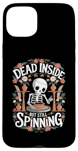 Dead Inside Funny Pottery Saying for Potters Hülle für iPhone 15 Plus von Funny Pottery Passion Handmade Ceramics