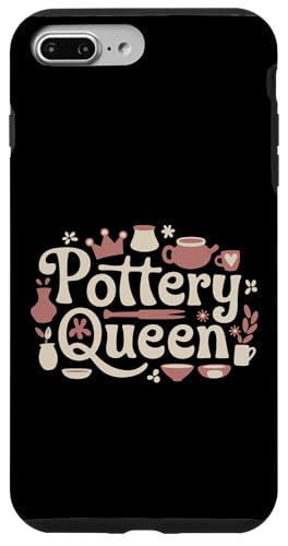 Happy Pottery Crafting Girl Pottery Queen Hülle für iPhone 7 Plus/8 Plus von Funny Pottery Passion Handmade Ceramics