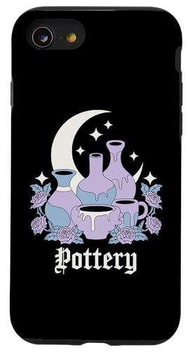 Turn Mud into Magic Funny Pottery Witch Hülle für iPhone SE (2020) / 7 / 8 von Funny Pottery Passion Handmade Ceramics
