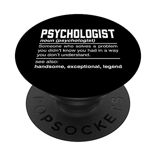 Psychologist Definition Design Psychiatry Psychologist Noun PopSockets mit austauschbarem PopGrip von Funny Psychology Lover Gift Tees
