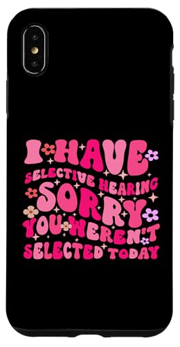 I Have Selective Hearing You Weren't Selected Today Funny Hülle für iPhone XS Max I Have Selective Hearing You Weren't Selected Today Funny Hülle für iPhone XS Max von Funny Quote I Have Selective Hearing You Weren't