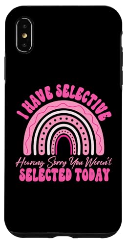 I Have Selective Hearing You Weren't Selected Today Funny Hülle für iPhone XS Max I Have Selective Hearing You Weren't Selected Today Funny Hülle für iPhone XS Max von Funny Quote I Have Selective Hearing You Weren't