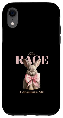 Sheer Rage Consumes Me - Lustiges Zitat Cute Rabbit Grafik Hülle für iPhone XR von Funny Quotes and Graphic Statements