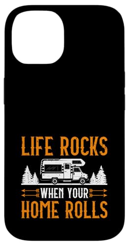 Das Leben rockt, wenn Ihr Zuhause rollt, Camping Camper Wohnmobil Hülle für iPhone 14 Das Leben rockt, wenn Ihr Zuhause rollt, Camping Camper Wohnmobil Hülle für iPhone 14 von Funny RV Camping Gifts