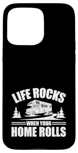 Das Leben rockt, wenn Ihr Zuhause rollt, Camping Camper Wohnmobil Hülle für iPhone 15 Pro Max Das Leben rockt, wenn Ihr Zuhause rollt, Camping Camper Wohnmobil Hülle für iPhone 15 Pro Max von Funny RV Camping Gifts