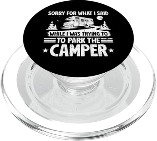 Entschuldigung für das, was ich beim Parken beim Camper Camping gesagt habe PopSockets PopGrip für MagSafe Entschuldigung für das, was ich beim Parken beim Camper Camping gesagt habe PopSockets PopGrip für MagSafe von Funny RV Camping Gifts