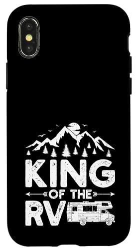 King of the RV Vintage Camping Camper Wohnmobil Hülle für iPhone X/XS King of the RV Vintage Camping Camper Wohnmobil Hülle für iPhone X/XS von Funny RV Camping Gifts
