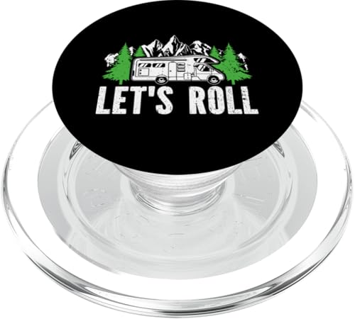 Let's Roll Vintage Camping Camper Wohnmobil PopSockets PopGrip für MagSafe Let's Roll Vintage Camping Camper Wohnmobil PopSockets PopGrip für MagSafe von Funny RV Camping Gifts