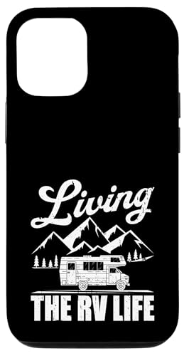 Living The RV Life Vintage Camping Camper Wohnmobil Hülle für iPhone 12/12 Pro von Funny RV Camping Gifts