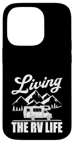 Living The RV Life Vintage Camping Camper Wohnmobil Hülle für iPhone 14 Pro von Funny RV Camping Gifts