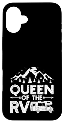 Queen of the RV Vintage Camping Camper Wohnmobil Hülle für iPhone 16 Plus Queen of the RV Vintage Camping Camper Wohnmobil Hülle für iPhone 16 Plus von Funny RV Camping Gifts