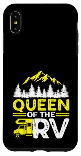 Queen of the RV Vintage Camping Camper Wohnmobil Hülle für iPhone XS Max von Funny RV Camping Gifts