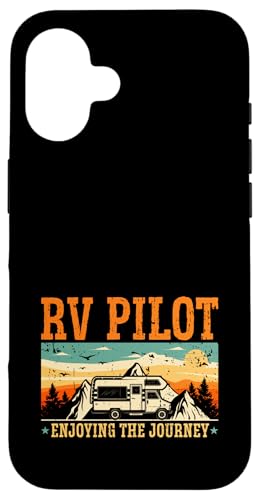 RV Pilot Enjoying Journey Retro Camping Camper Wohnmobil Hülle für iPhone 16 RV Pilot Enjoying Journey Retro Camping Camper Wohnmobil Hülle für iPhone 16 von Funny RV Camping Gifts