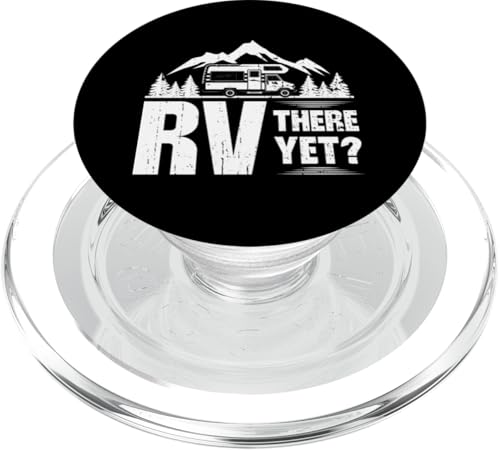 RV There Yet Vintage Camping Camper Wohnmobil PopSockets PopGrip für MagSafe von Funny RV Camping Gifts