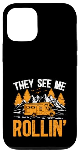 They see me Rollin' Vintage Camping Camper Wohnmobil Hülle für iPhone 12/12 Pro They see me Rollin' Vintage Camping Camper Wohnmobil Hülle für iPhone 12/12 Pro von Funny RV Camping Gifts