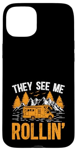 They see me Rollin' Vintage Camping Camper Wohnmobil Hülle für iPhone 15 Plus They see me Rollin' Vintage Camping Camper Wohnmobil Hülle für iPhone 15 Plus von Funny RV Camping Gifts
