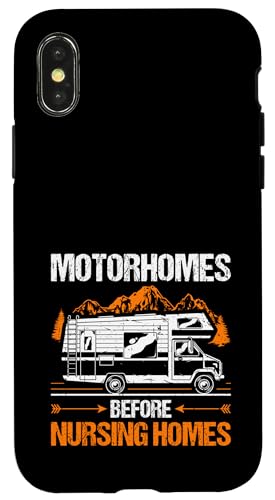 Wohnmobile vor Pflegeheimen Camping Camper Wohnmobil Hülle für iPhone X/XS Wohnmobile vor Pflegeheimen Camping Camper Wohnmobil Hülle für iPhone X/XS von Funny RV Camping Gifts