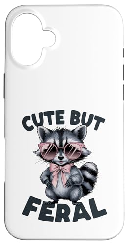 Süßes, aber wilder lustiger Waschbär Sonnenbrille Hülle für iPhone 16 Plus Süßes, aber wilder lustiger Waschbär Sonnenbrille Hülle für iPhone 16 Plus von Funny Raccoon Cute But Feral Tee shirts