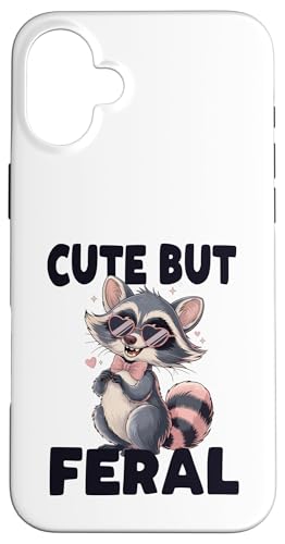 Süßes, aber wilder lustiger Waschbär Sonnenbrille Hülle für iPhone 16 Plus Süßes, aber wilder lustiger Waschbär Sonnenbrille Hülle für iPhone 16 Plus von Funny Raccoon Cute But Feral Tee shirts