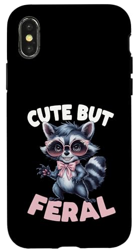 Süßes, aber wilder lustiger Waschbär Sonnenbrille Hülle für iPhone X/XS Süßes, aber wilder lustiger Waschbär Sonnenbrille Hülle für iPhone X/XS von Funny Raccoon Cute But Feral Tee shirts