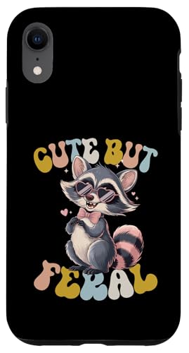 Süßes, aber wilder lustiger Waschbär Sonnenbrille Hülle für iPhone XR Süßes, aber wilder lustiger Waschbär Sonnenbrille Hülle für iPhone XR von Funny Raccoon Cute But Feral Tee shirts