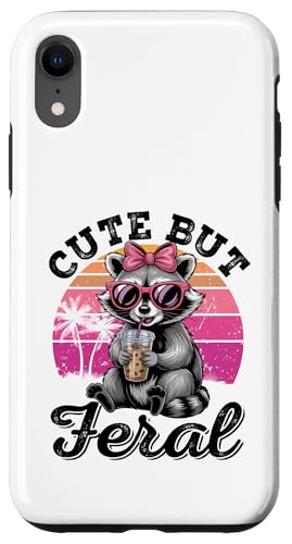 Süßes, aber wilder lustiger Waschbär Sonnenbrille Hülle für iPhone XR Süßes, aber wilder lustiger Waschbär Sonnenbrille Hülle für iPhone XR von Funny Raccoon Cute But Feral Tee shirts